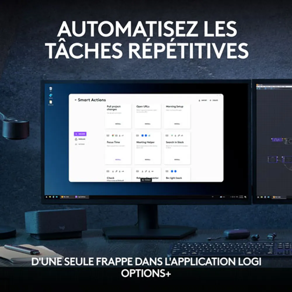 Clavier sans fil rétroéclairé à touches programmables MX Keys S de Logitech