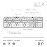 Clavier sans fil rétroéclairé à touches programmables MX Keys S de Logitech