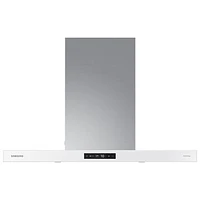 Samsung Bespoke 36" Wall Mount Range Hood (NK36CB700WCGAA) - Grey Glass