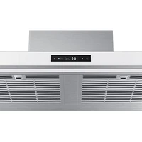 Samsung Bespoke 36" Wall Mount Range Hood (NK36CB700WCGAA) - Grey Glass