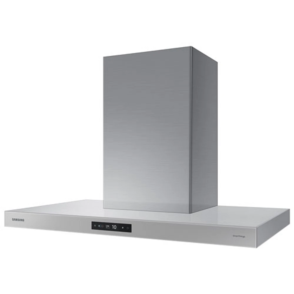 Hotte murale de 35 po Bespoke de Samsung (NK36CB700W12AA) - Verre blanc