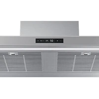 Samsung Bespoke 35" Wall Mount Range Hood (NK36CB700W12AA) - White Glass