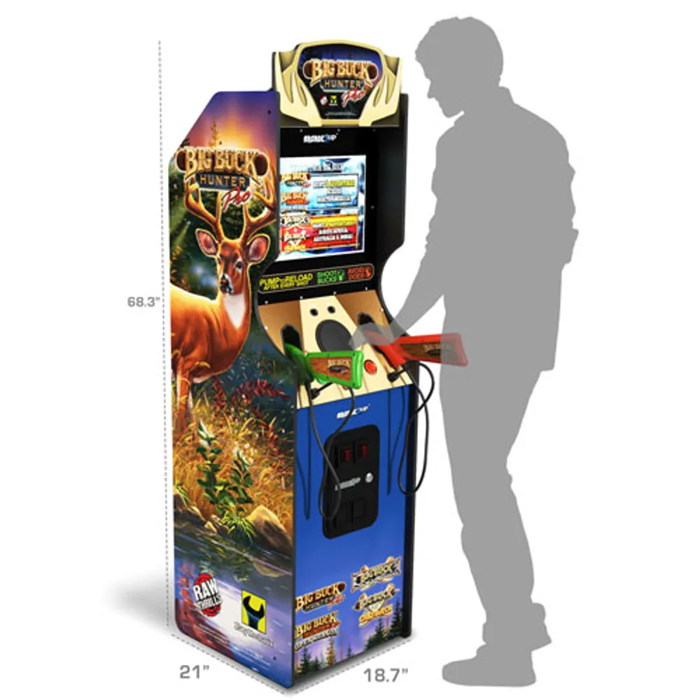 Arcade1Up Big Buck Hunter Deluxe Arcade Machine