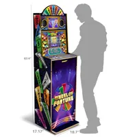 Borne d'arcade de luxe Wheel of Fortune Casinocade d'Arcade1Up