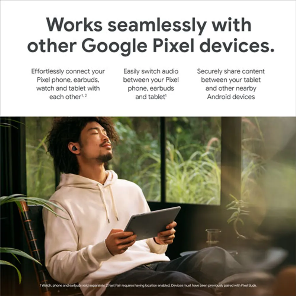 Google Pixel 11" 256GB Tablet with Charging Speaker Dock