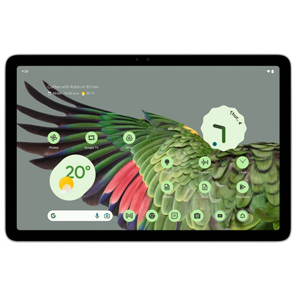 Tablette 11 po 128 Go Pixel de Google avec station de chargement/haut-parleur - Vert lichen