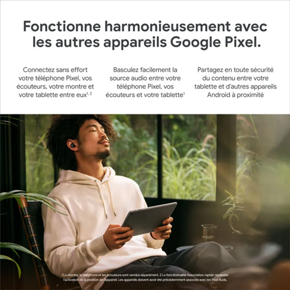 Tablette 11 po 128 Go Pixel de Google avec station de chargement/haut-parleur - Vert lichen