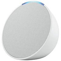 Haut-parleur intelligent Echo Pop d'Amazon avec Alexa - Blanc glacier