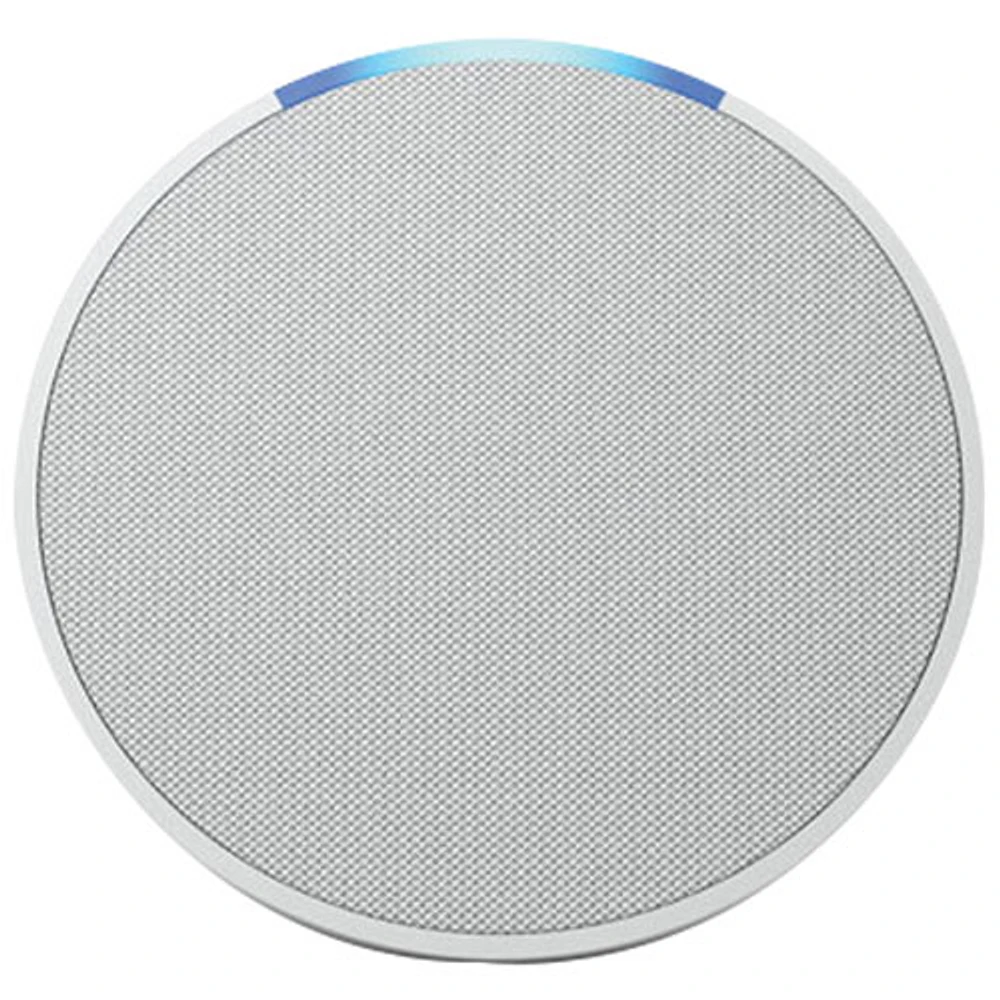 Haut-parleur intelligent Echo Pop d'Amazon avec Alexa - Blanc glacier