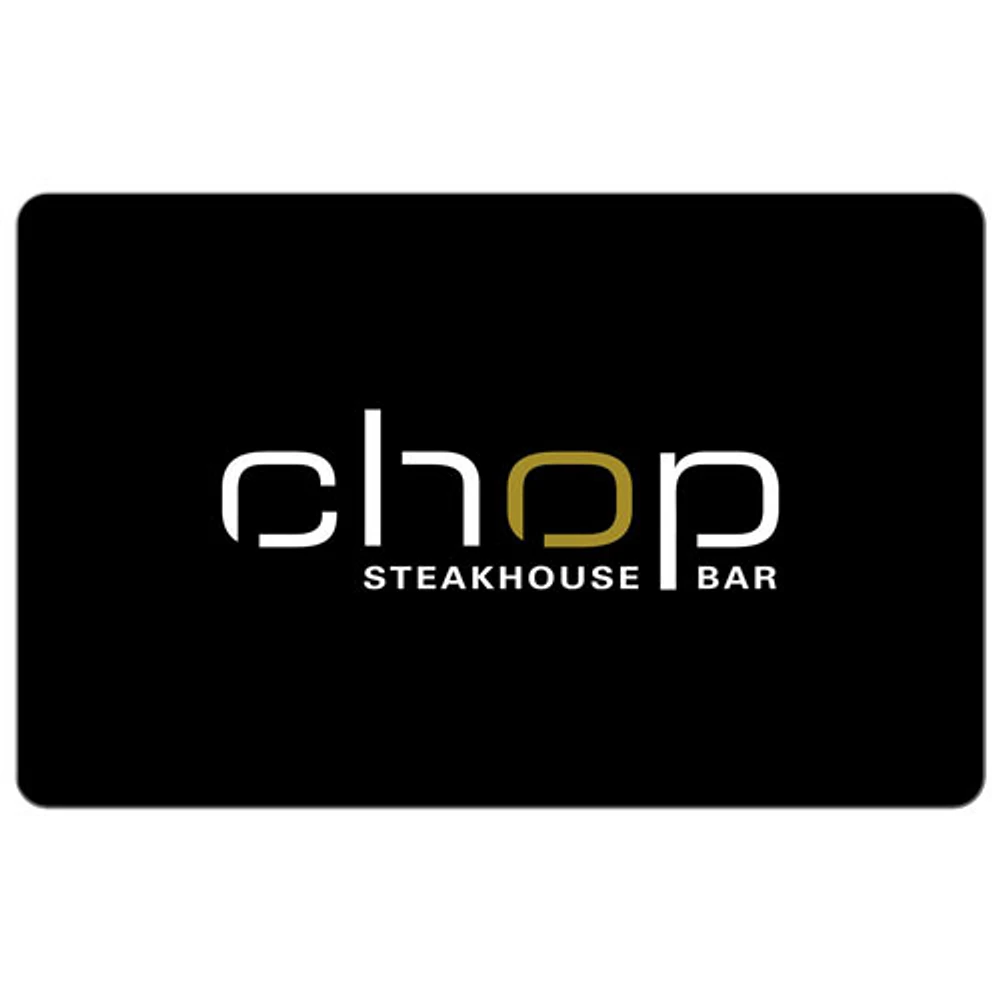 Chop Gift Card