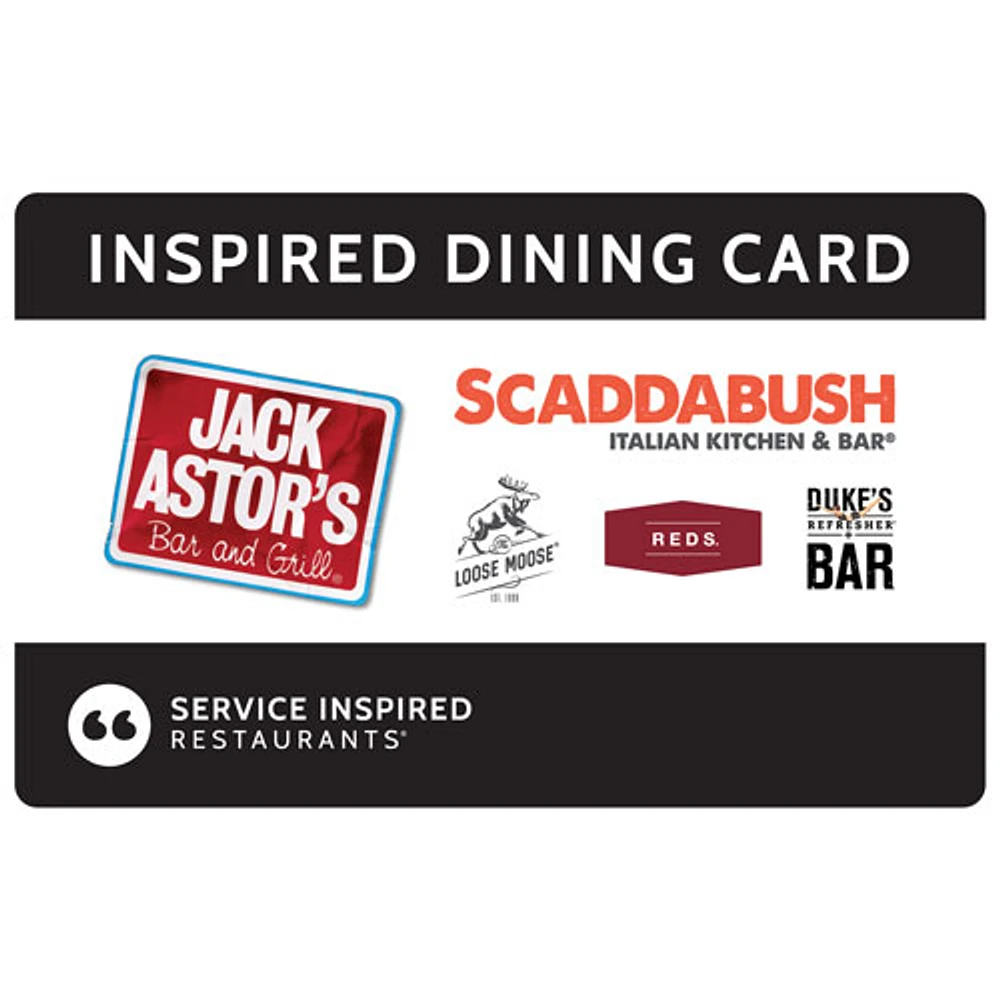 Inspired Dining Gift Card