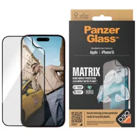 PanzerGlass Matrix D3O Hybrid Screen Protector for iPhone 15
