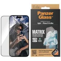 PanzerGlass Matrix D3O Hybrid Screen Protector for iPhone 15 Pro Max