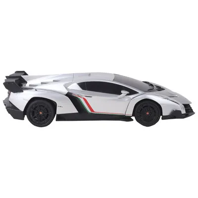 Braha Lamborghini Veneno 1:24 Scale RC Vehicle (866-2425S) - Silver