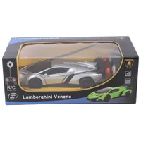 Braha Lamborghini Veneno 1:24 Scale RC Vehicle (866-2425S) - Silver