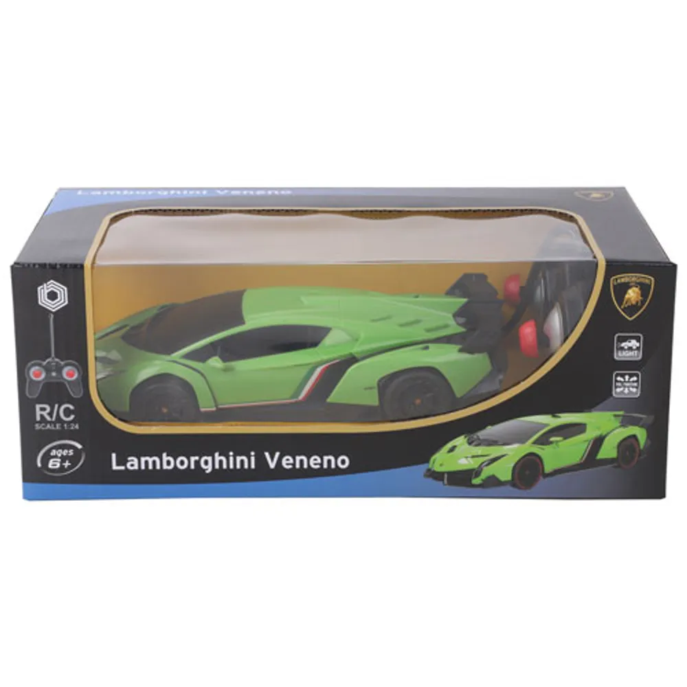 Braha Lamborghini Veneno 1:24 Scale RC Vehicle (866-2425G) - Green