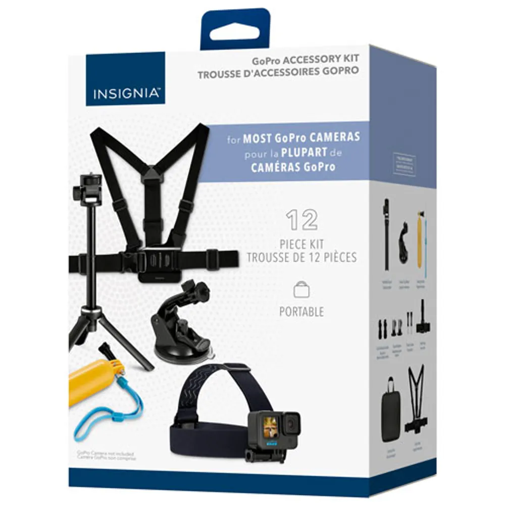 Aretica Ensemble d'accessoires GoPro 30 pièces / Ensemble d