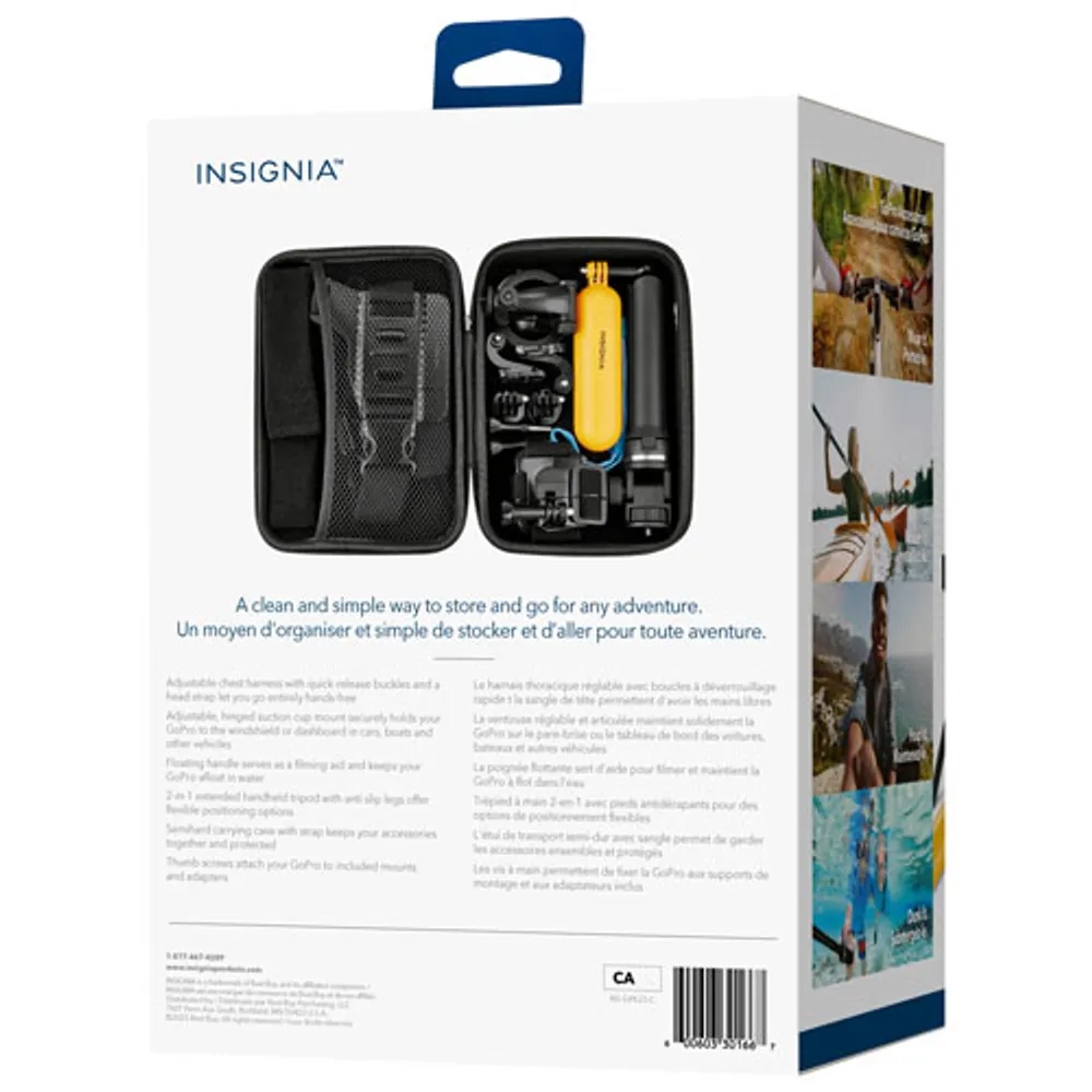Insignia GoPro Essential Accessory Kit (NS-GPK23-C)