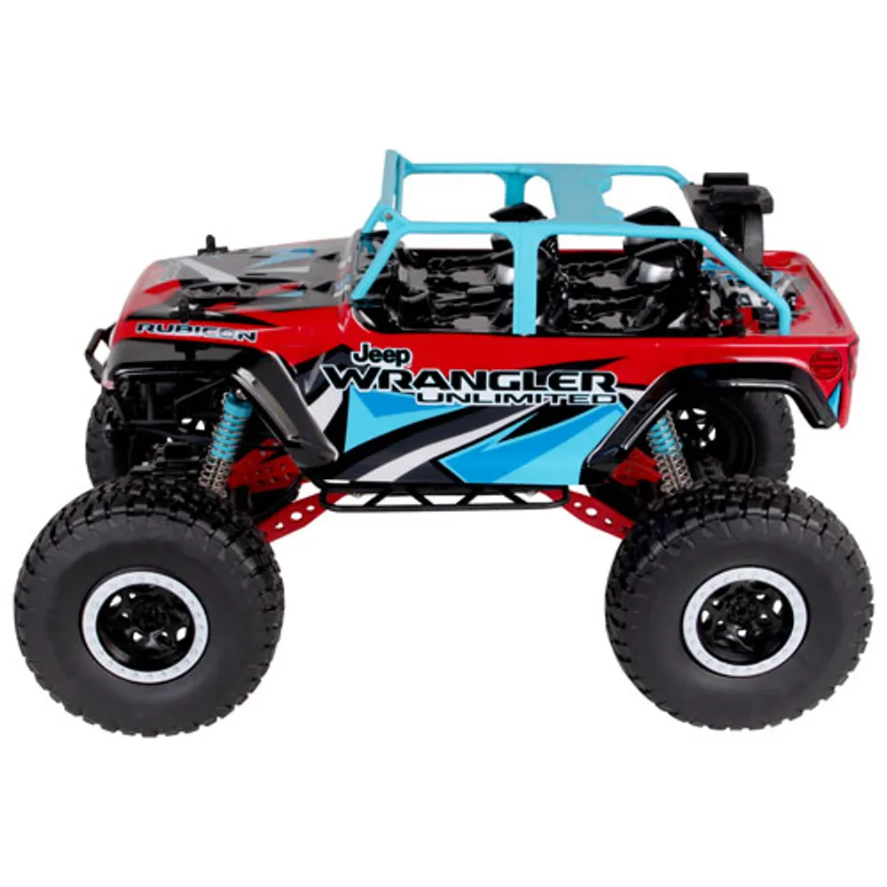 NKOK X-Treme RC Jeep Wrangler 1/10 Scale (80934) - Red/Blue