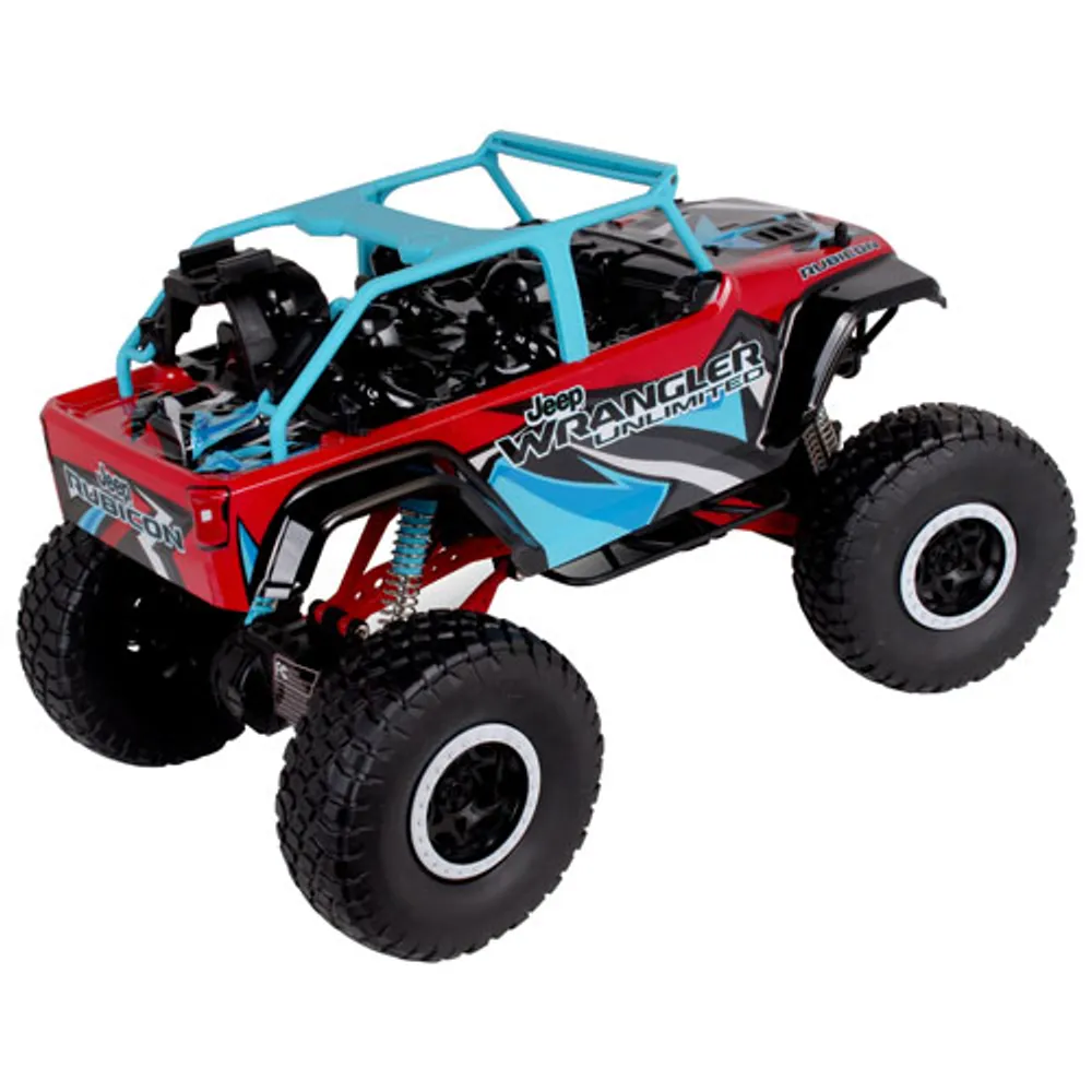 NKOK X-Treme RC Jeep Wrangler 1/10 Scale (80934) - Red/Blue