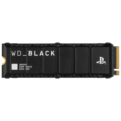 WD_BLACK SN850P 2TB NVMe PCI-e Internal Solid State Drive with Heatsink - Officially Licensed for PS5