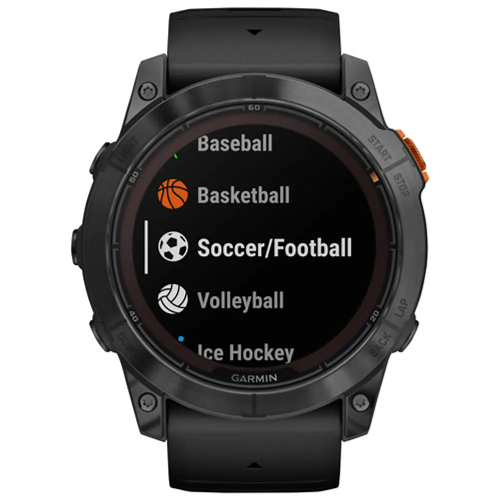 Garmin fenix 7X Pro Solar 51mm GPS Watch with Heart Rate Monitor - Slate Grey/Black