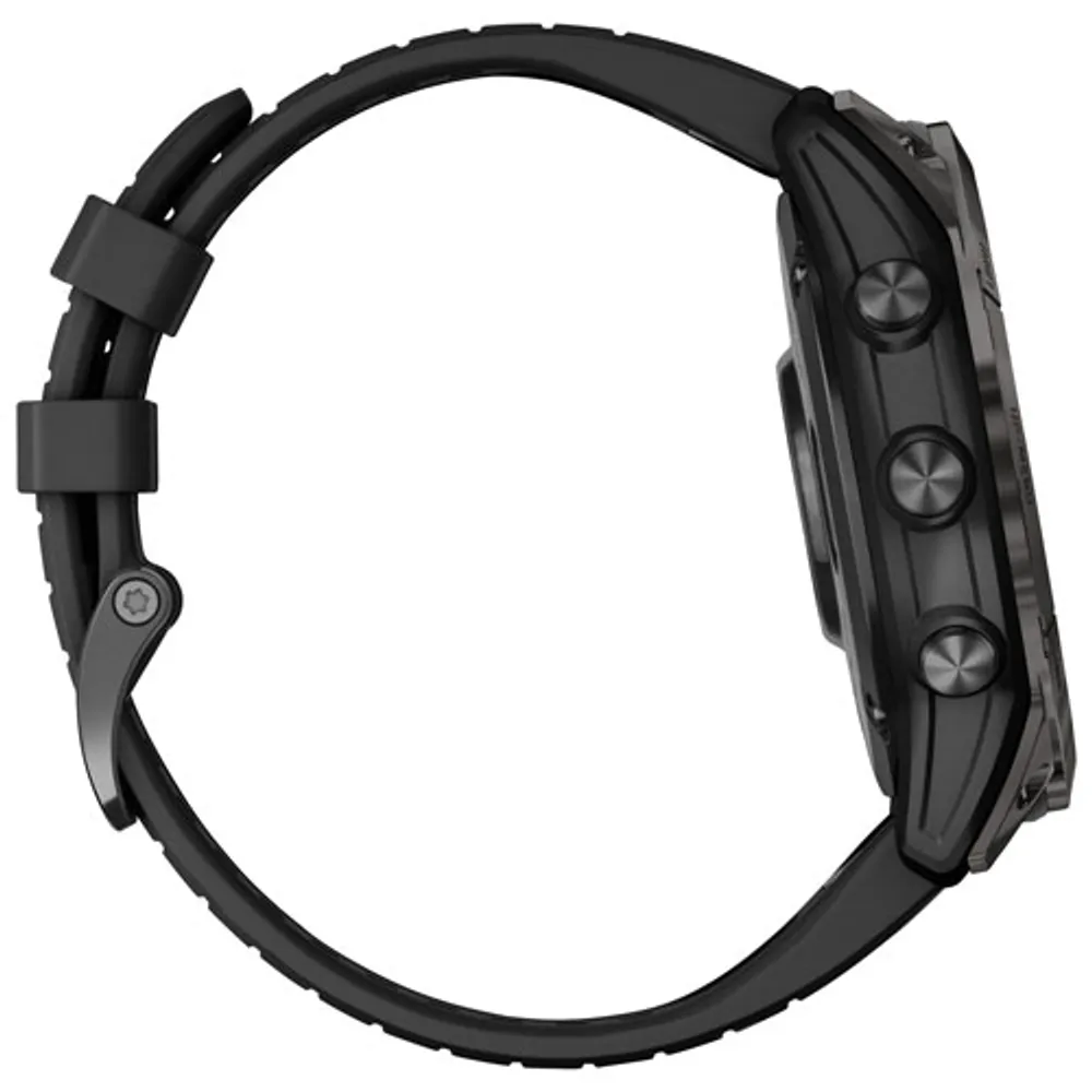 Garmin fenix 7X Pro Solar 51mm GPS Watch with Heart Rate Monitor - Slate Grey/Black
