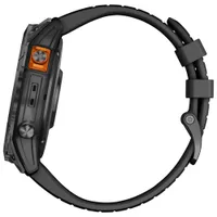 Garmin fenix 7X Pro Solar 51mm GPS Watch with Heart Rate Monitor - Slate Grey/Black