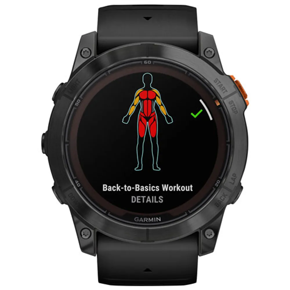 Garmin fenix 7X Pro Solar 51mm GPS Watch with Heart Rate Monitor - Slate Grey/Black