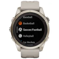 Garmin fenix 7S Pro Sapphire Solar 42mm GPS Watch with Heart Rate Monitor
