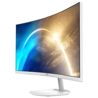 MSI Pro 34" QHD 100Hz 1ms GTG Curved VA LED FreeSync Gaming Monitor (MP341CQW) - White