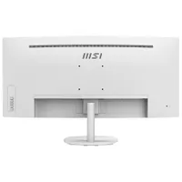 MSI Pro 34" QHD 100Hz 1ms GTG Curved VA LED FreeSync Gaming Monitor (MP341CQW) - White