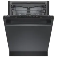 Bosch 24" 46dB Built-In Dishwasher with Third Rack (SHX5AEM4N) - Black Stainless