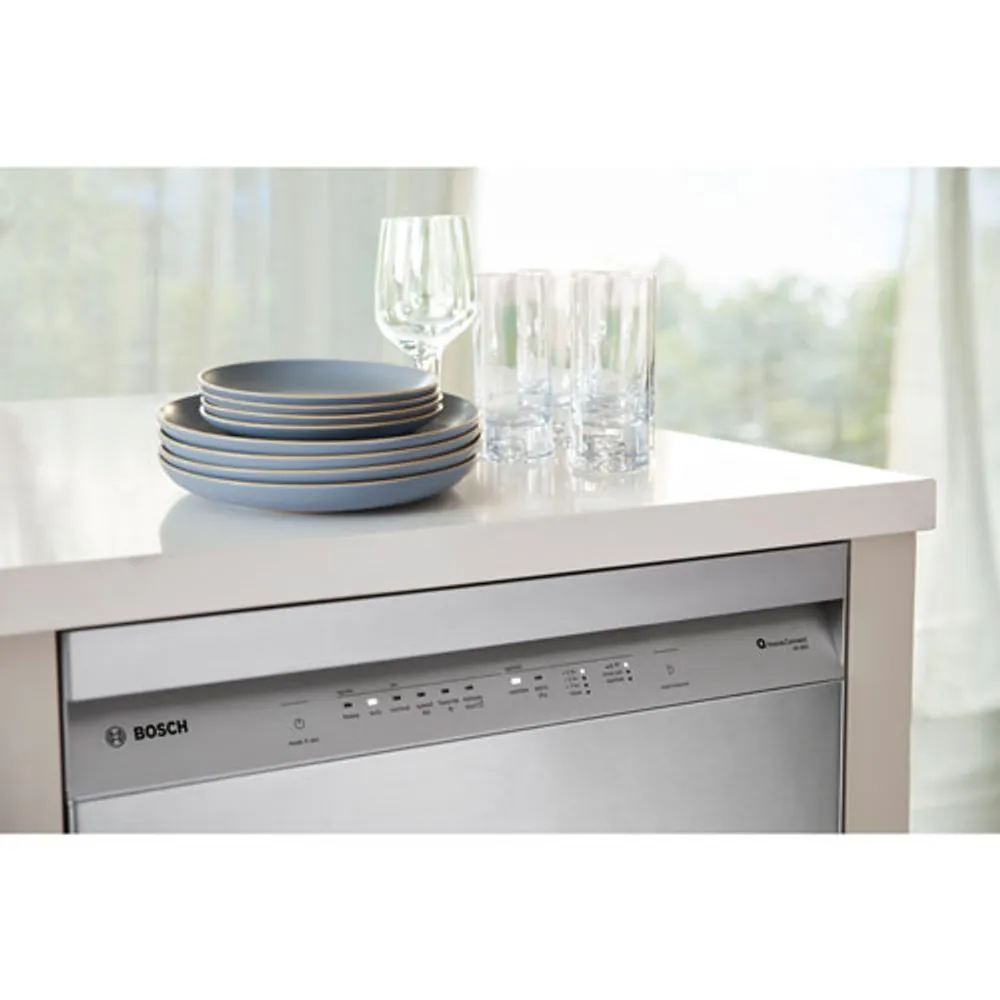 Bosch 24" 46dB Built-In Dishwasher with Third Rack (SHE5AE75N) - Stainless Steel