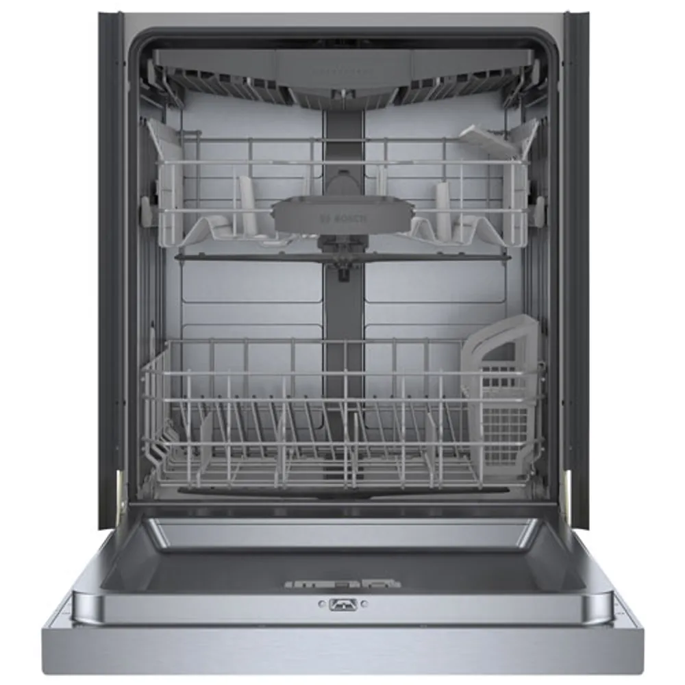 Bosch 24" 46dB Built-In Dishwasher with Third Rack (SHE5AE75N) - Stainless Steel