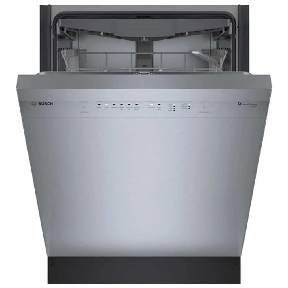 Lave-vaisselle encastrable 24 po 46 dB avec troisième panier de Bosch (SHE5AE75N) - Acier inoxydable
