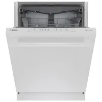 Bosch 24" 46dB Built-In Dishwasher with Third Rack (SHX5AEM2N) - White