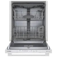 Bosch 24" 46dB Built-In Dishwasher with Third Rack (SHX5AEM2N) - White