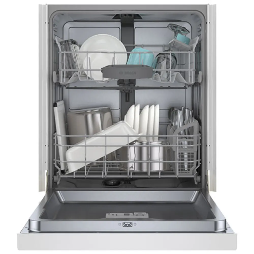 Bosch 24" 48dB Built-In Dishwasher (SHE4AEM2N) - White