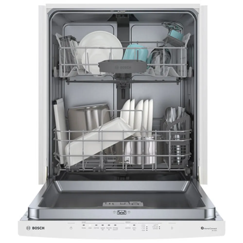 Bosch 24" 46dB Built-In Dishwasher (SHS53C72N) - White