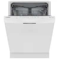 Bosch 24" 46dB Built-In Dishwasher with Third Rack (SHS53CM2N) - White