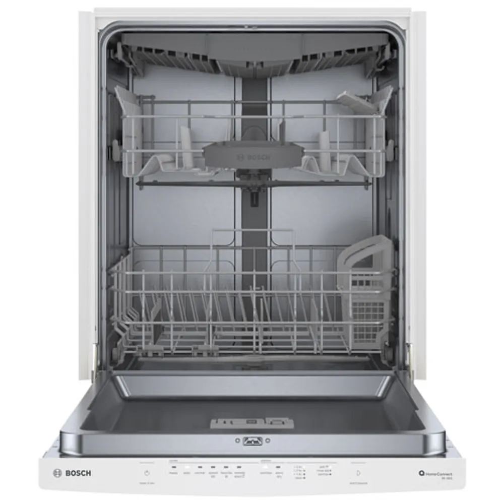 Bosch 24" 46dB Built-In Dishwasher with Third Rack (SHS53CM2N) - White