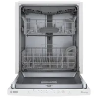 Bosch 24" 46dB Built-In Dishwasher with Third Rack (SHS53CM2N) - White