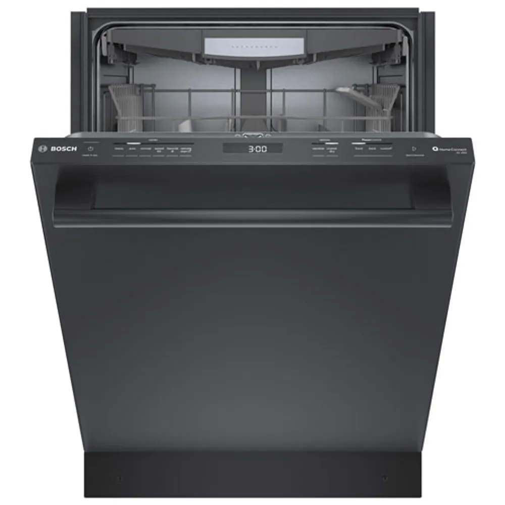 Bosch 24" 42dB Built-In Dishwasher with Third Rack (SHX78CM4N) - Black Stainless