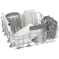 Bosch 24" 42dB Built-In Dishwasher with Third Rack (SHX78CM4N) - Black Stainless