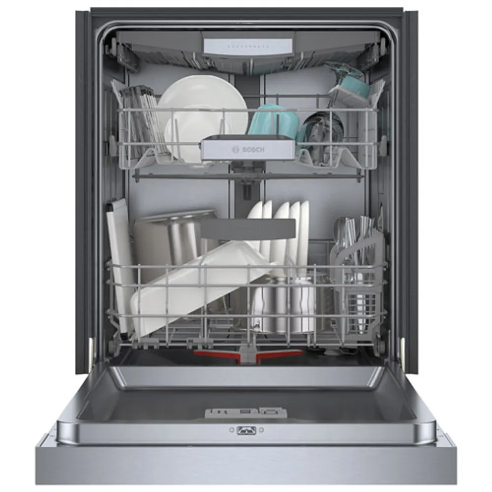 Bosch 24" 42dB Built-In Dishwasher with Third Rack (SHE78CM5N) - Stainless Steel