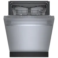 Bosch 300 Series 24" 46dB Built-In Dishwasher with Third Rack (SHX53CM5N) - Stainless Steel