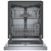 Bosch 300 Series 24" 46dB Built-In Dishwasher with Third Rack (SHE53C85N) - Stainless Steel