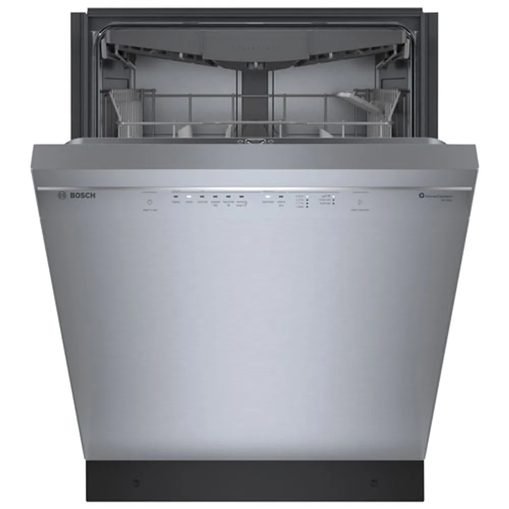 Bosch 300 Series 24" 46dB Built-In Dishwasher with Third Rack (SHE53C85N) - Stainless Steel