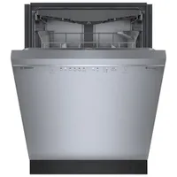 Bosch 300 Series 24" 46dB Built-In Dishwasher with Third Rack (SHE53C85N) - Stainless Steel